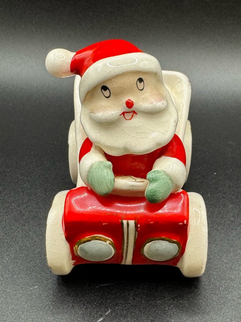 Vintage Holt Howard 1959 Santa Candle Holder Christmas Decor